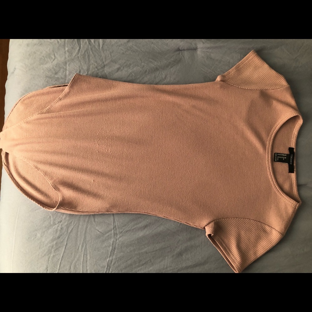 Pastel pink body suit